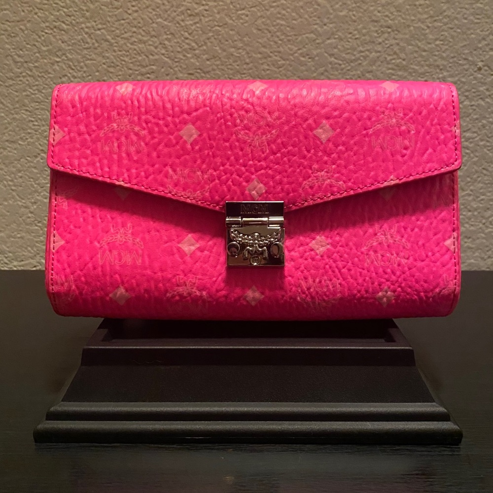 McM Millie Monogrammed Crossbody Clutch